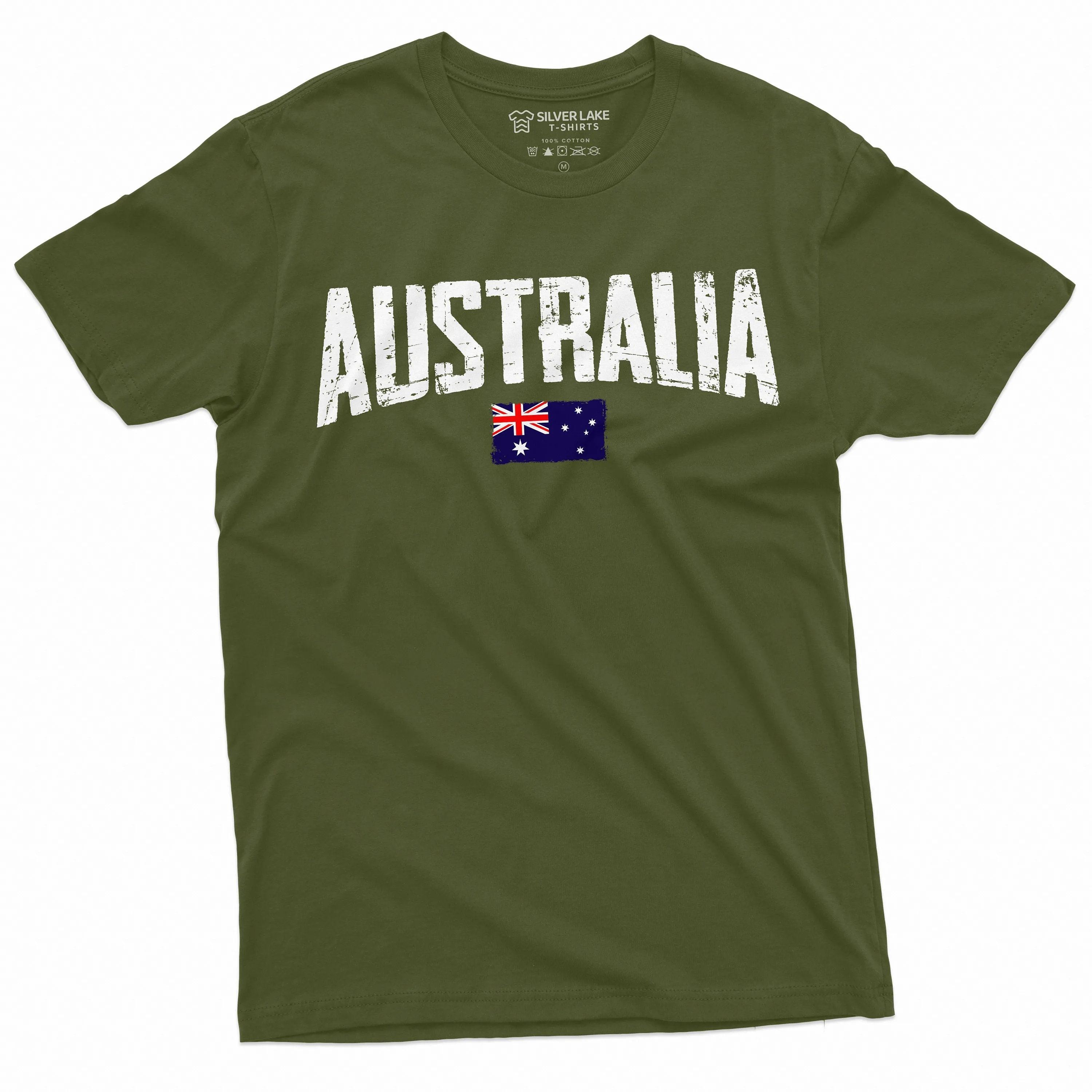 Australia Aussie T-shirt OZ Flag Patriotic nationality Tshirt Unisex Womens Mens Tee Shirt
