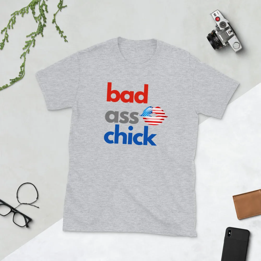 Bad Ass chick 💋 Short-Sleeve Unisex T-Shirt