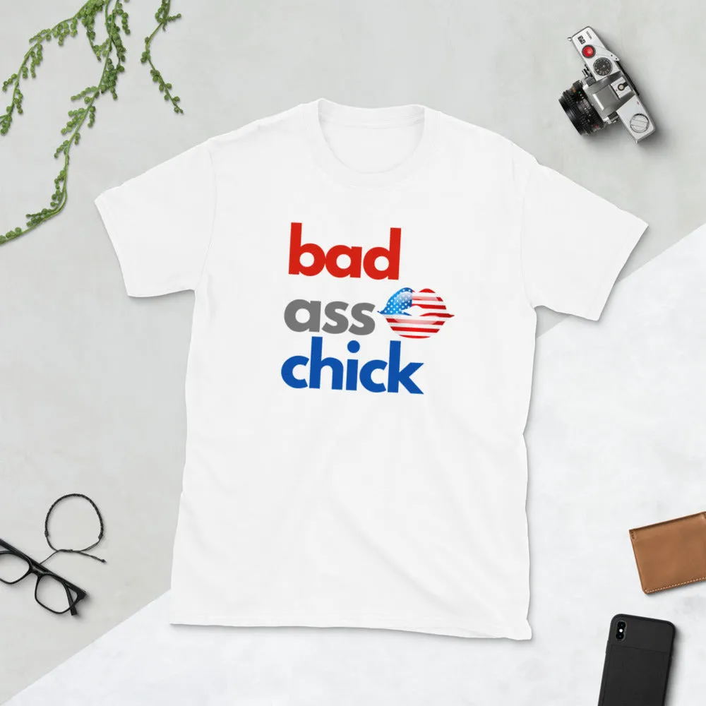 Bad Ass chick 💋 Short-Sleeve Unisex T-Shirt