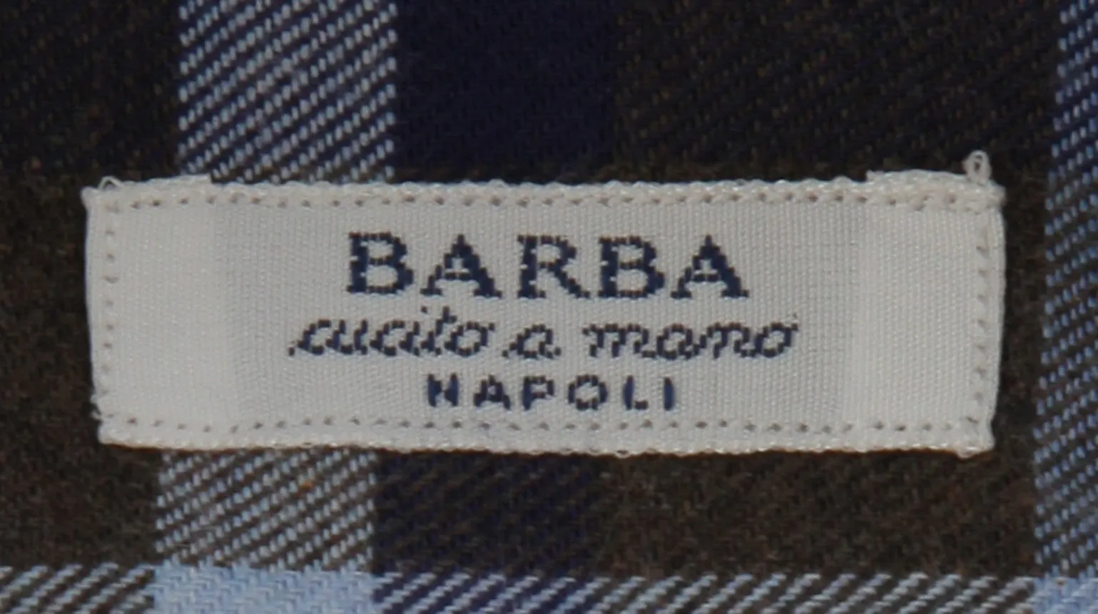 Barba Napoli Dark Brown Shirt - Slim