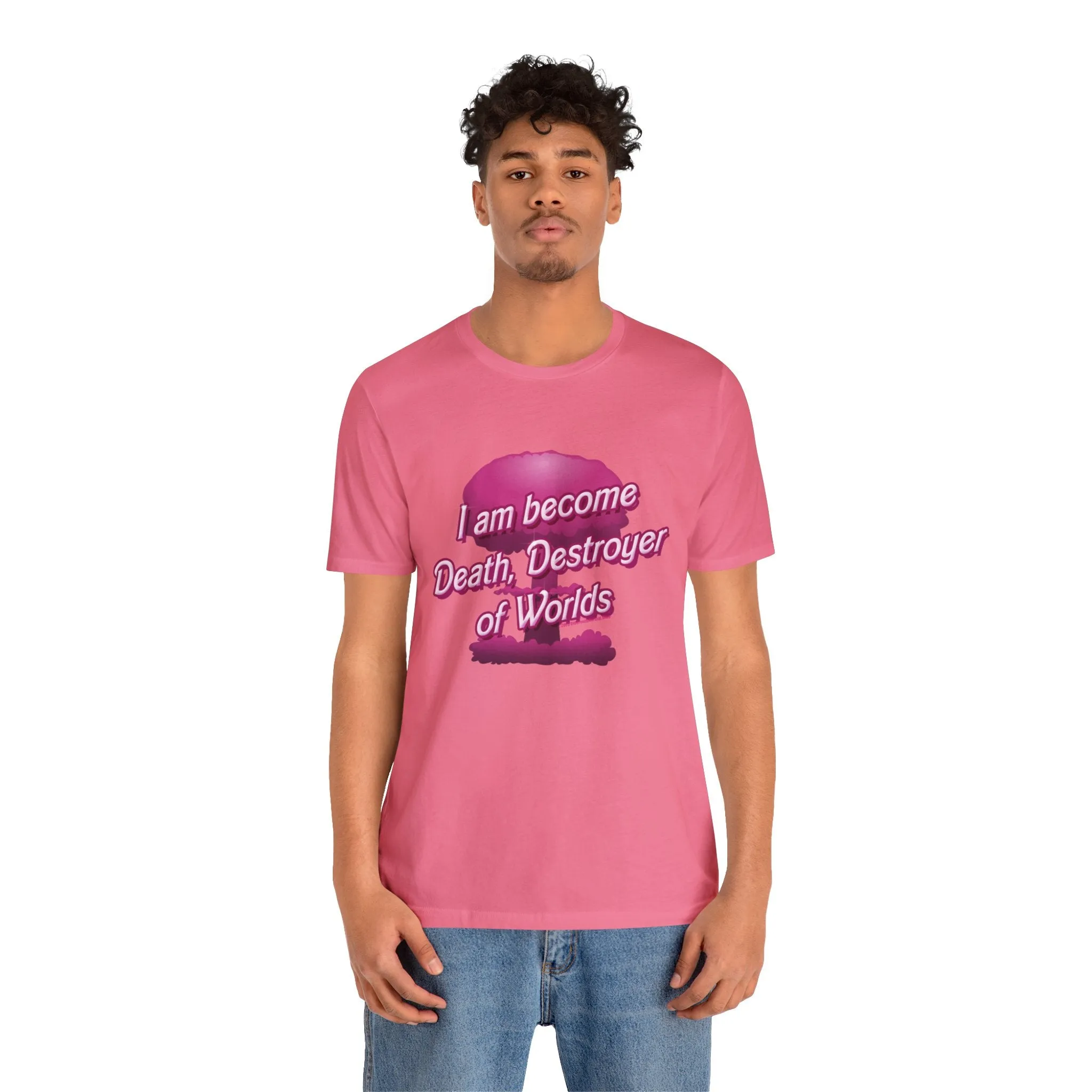 Barbenheimer Pink Iconic Doll Nuke Explosion Tee