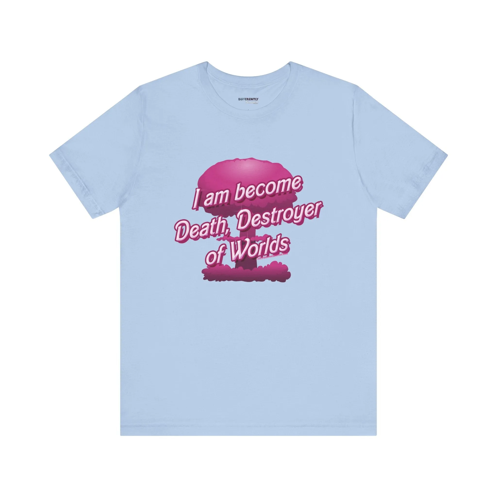 Barbenheimer Pink Iconic Doll Nuke Explosion Tee