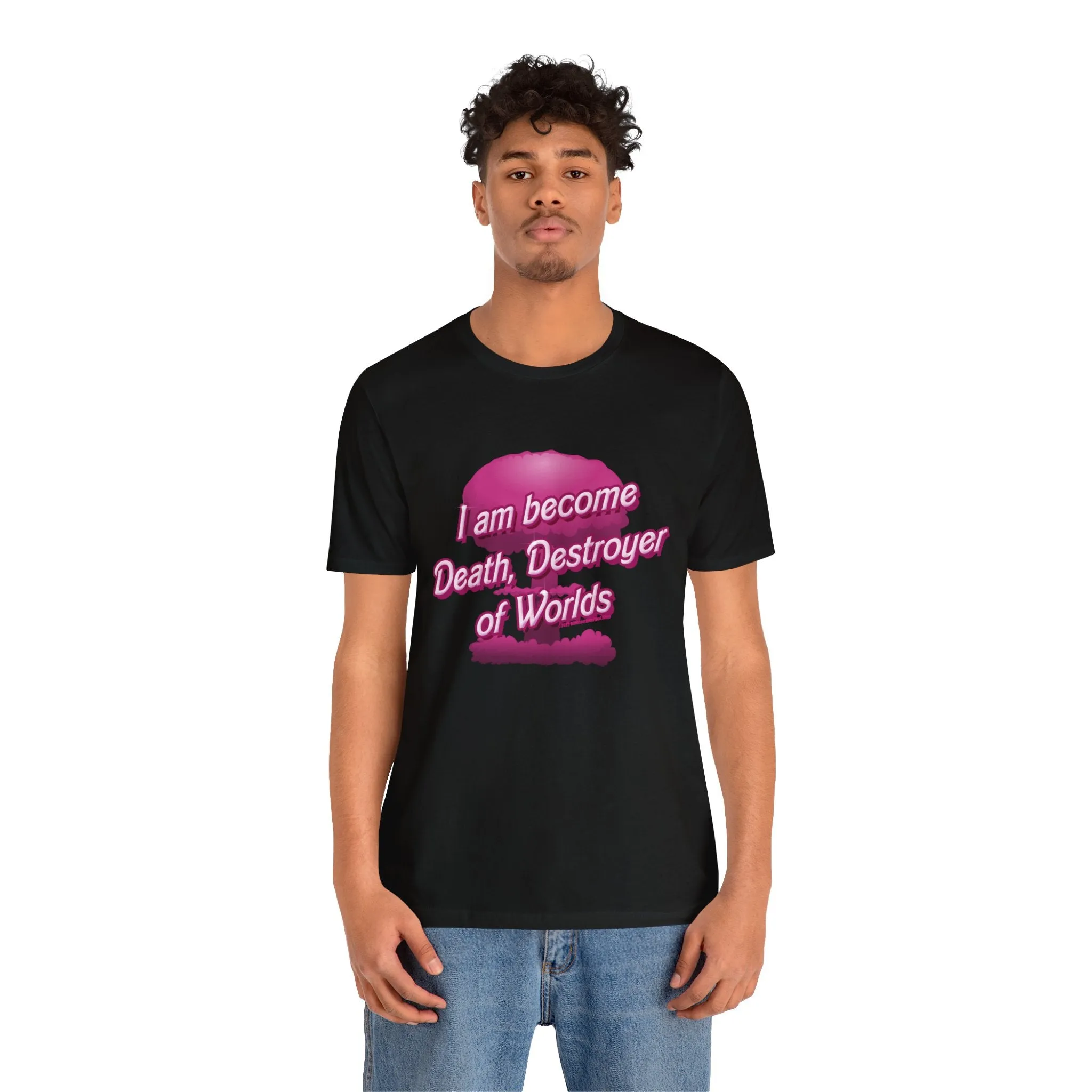 Barbenheimer Pink Iconic Doll Nuke Explosion Tee