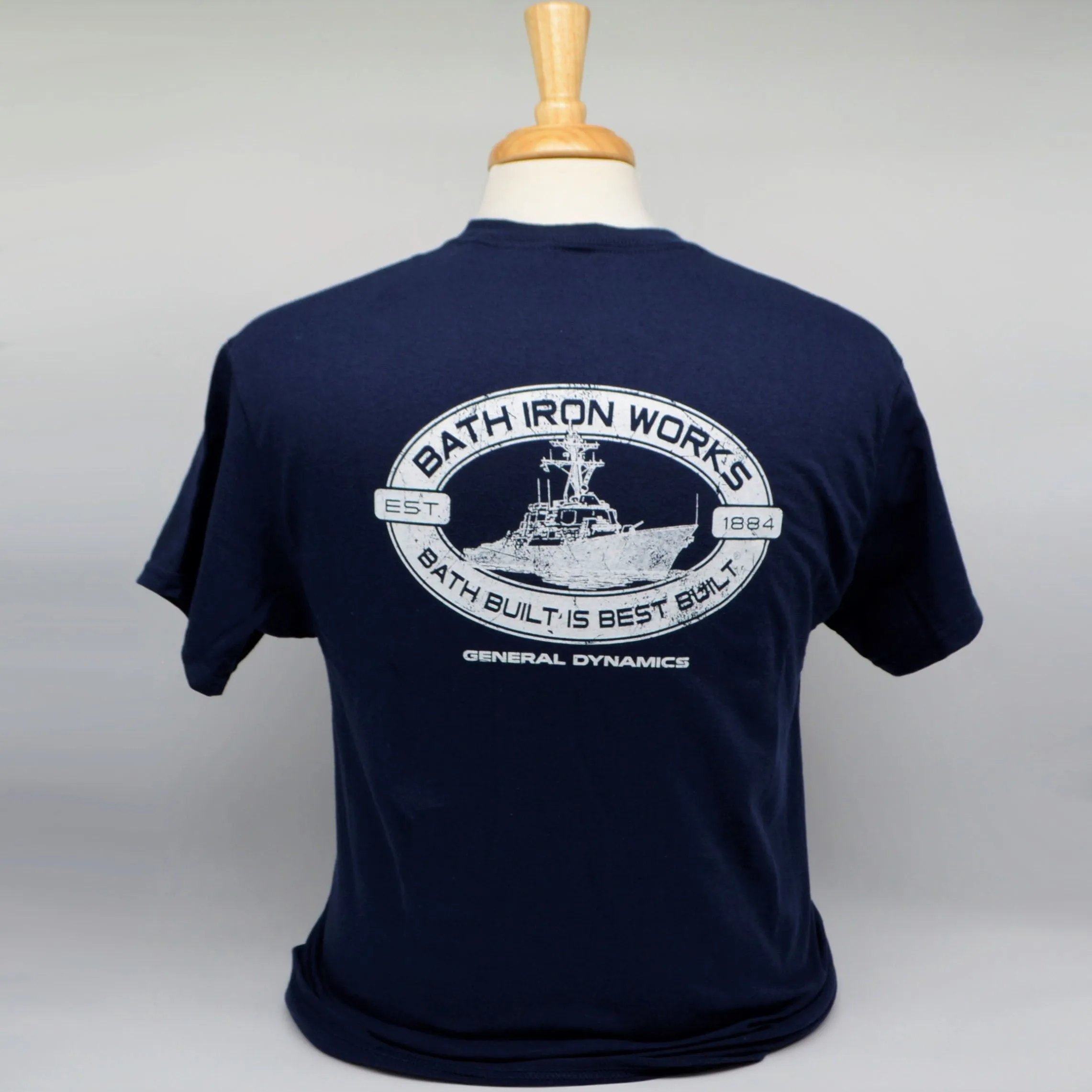 Bath Iron Works "Bath Built is Best Built" T-Shirt