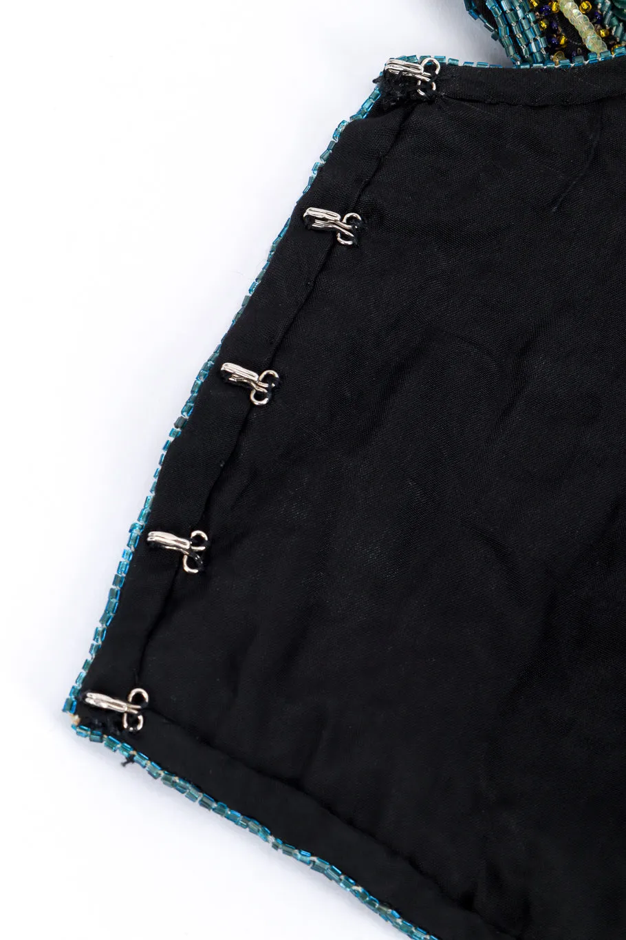 Beaded Sequin Cropped Top