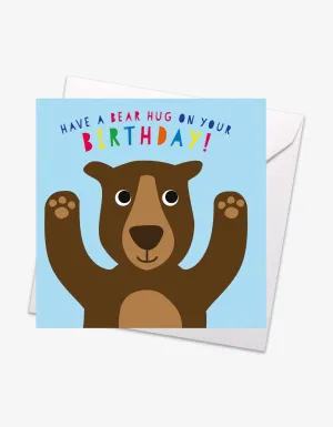 Bear Hug Birthday Card