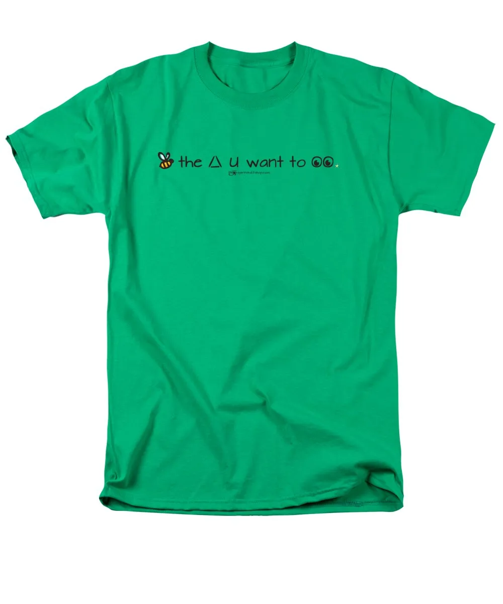 Bee The Chng You Want To See - Men's T-Shirt  (Regular Fit)