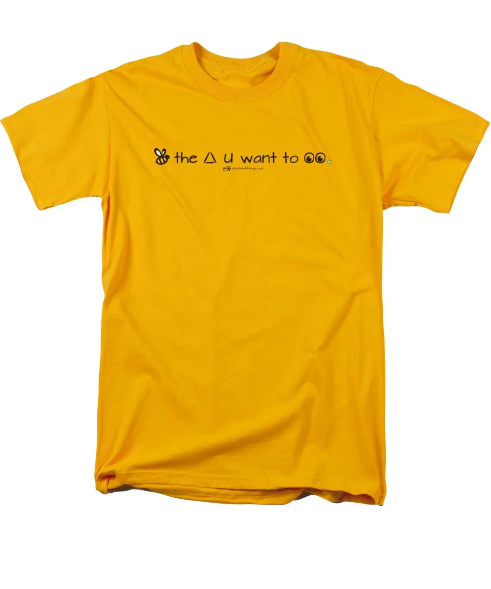 Bee The Chng You Want To See - Men's T-Shirt  (Regular Fit)