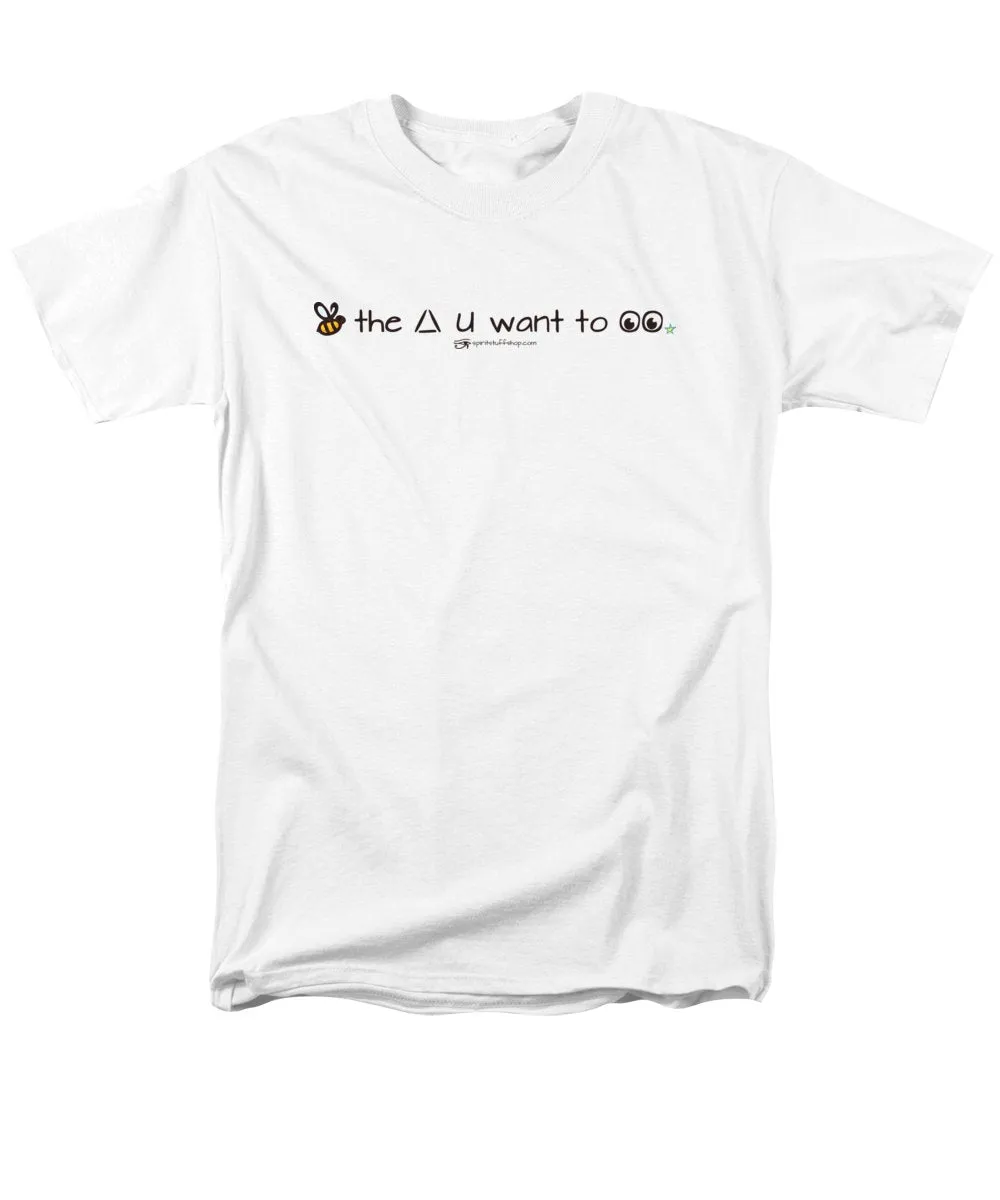 Bee The Chng You Want To See - Men's T-Shirt  (Regular Fit)