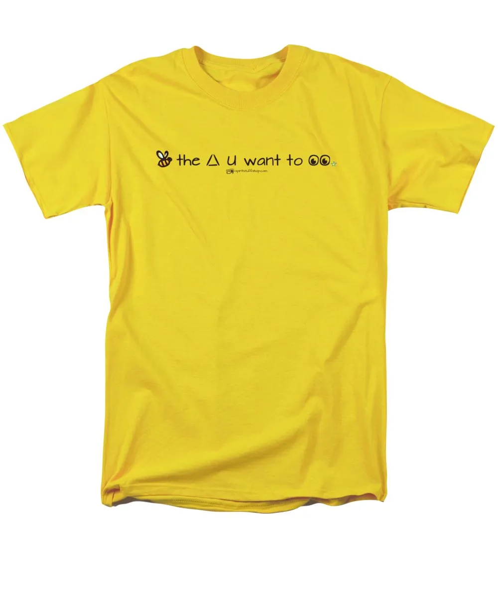 Bee The Chng You Want To See - Men's T-Shirt  (Regular Fit)