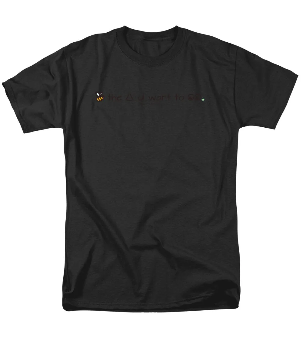 Bee The Chng You Want To See - Men's T-Shirt  (Regular Fit)