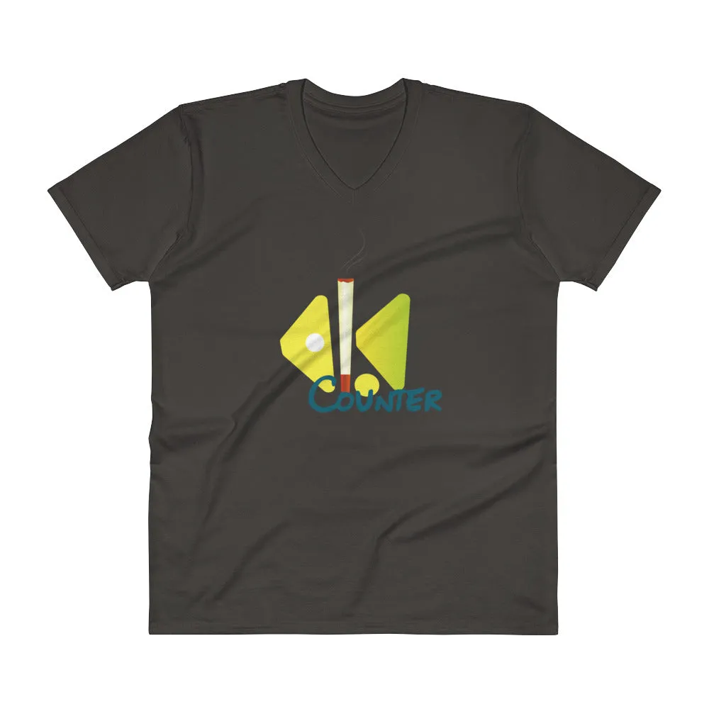 Bengali Lightweight Fashion V-Neck T-Shirt - Bar Counter