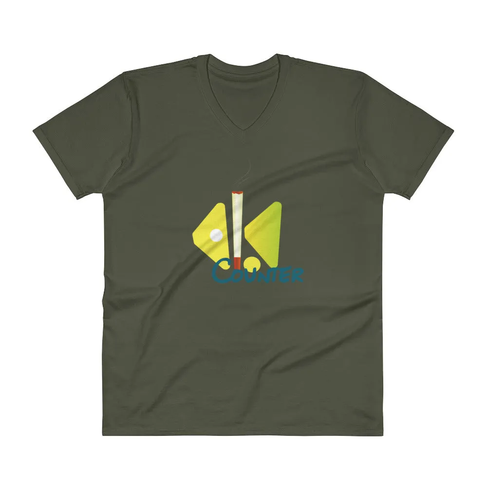 Bengali Lightweight Fashion V-Neck T-Shirt - Bar Counter