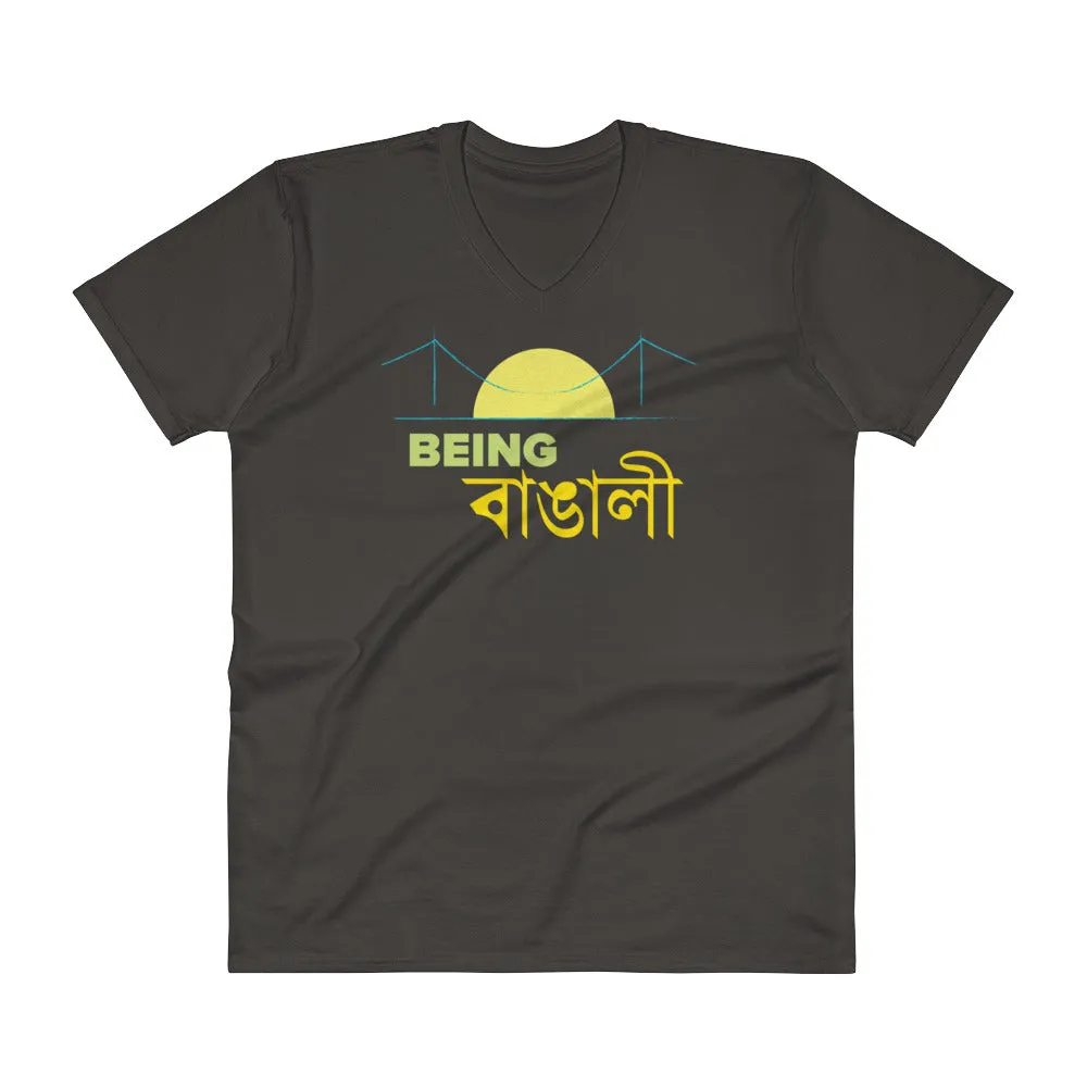Bengali Lightweight Fashion V-Neck T-Shirt - Being Bangali