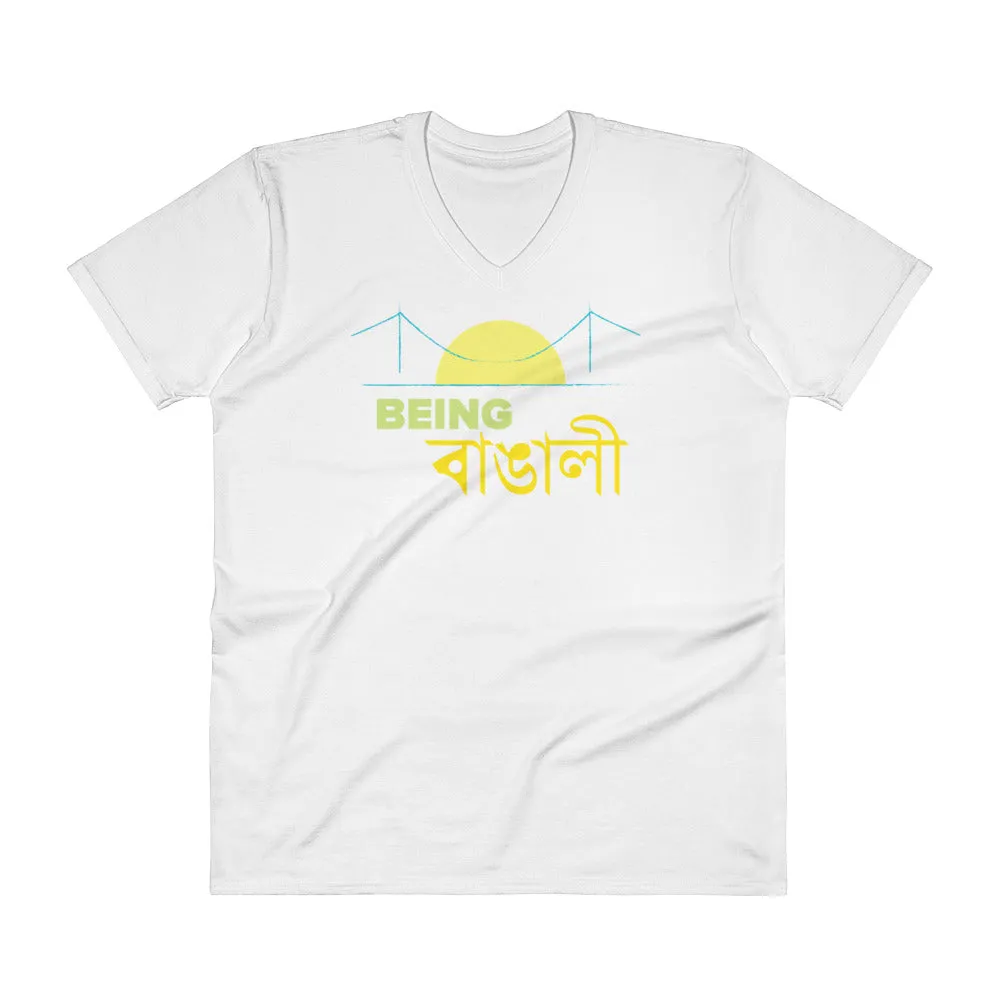 Bengali Lightweight Fashion V-Neck T-Shirt - Being Bangali