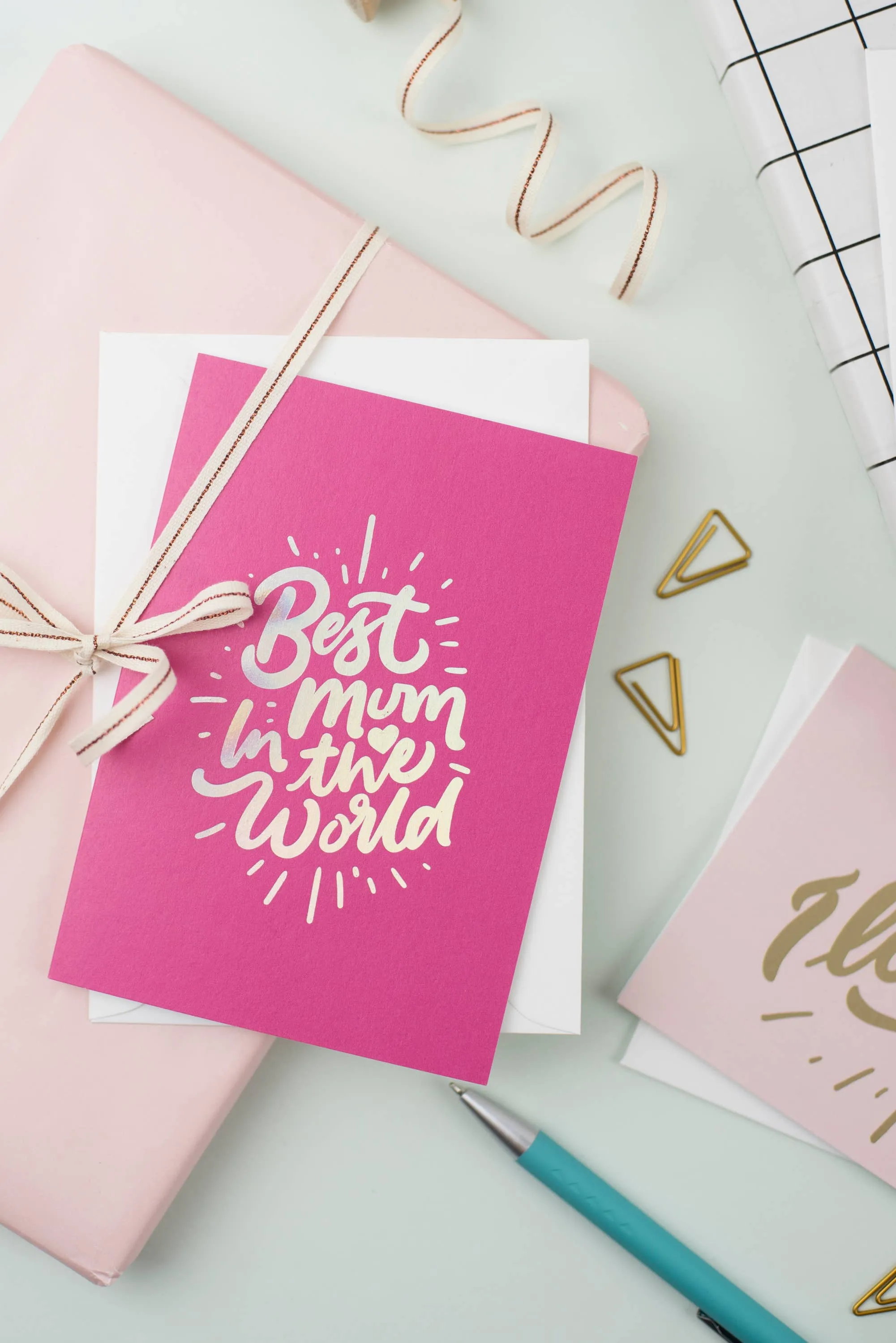 Best Mum in the World | Mother's Day Card | Greeting | Gift