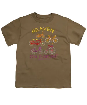 Bicycles Heaven On Earth - Youth T-Shirt