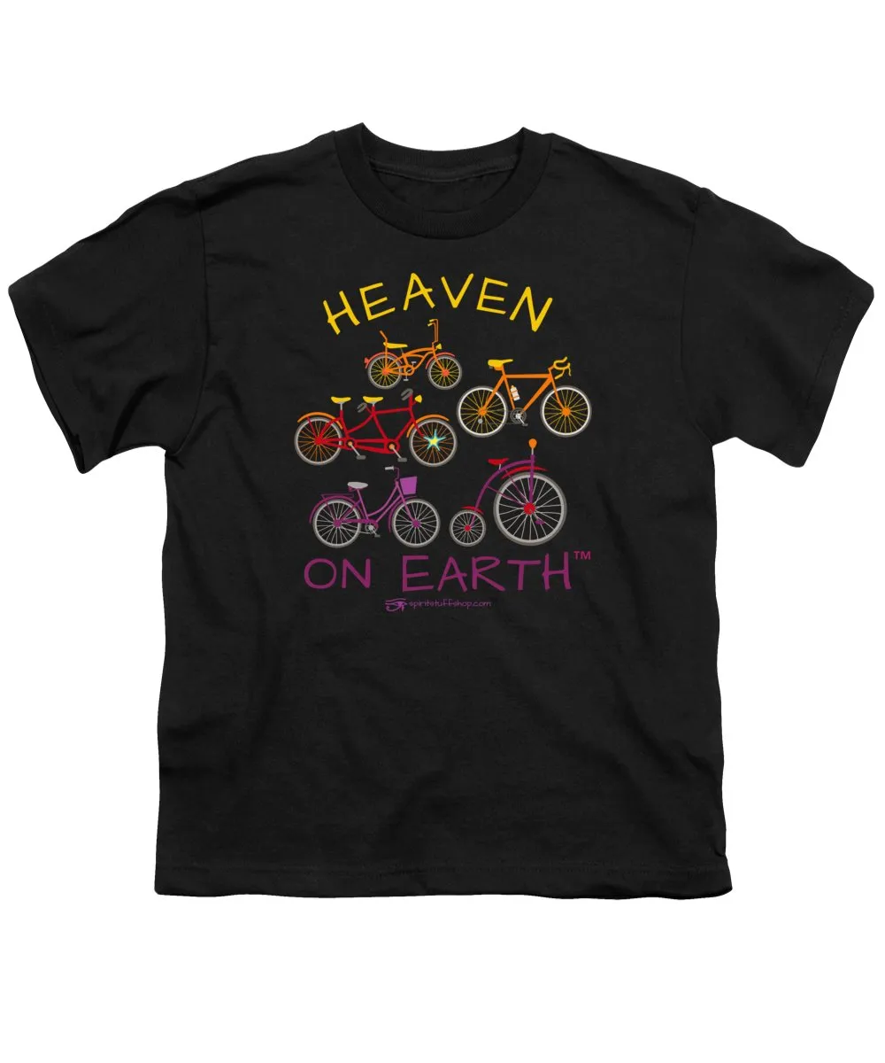 Bicycles Heaven On Earth - Youth T-Shirt