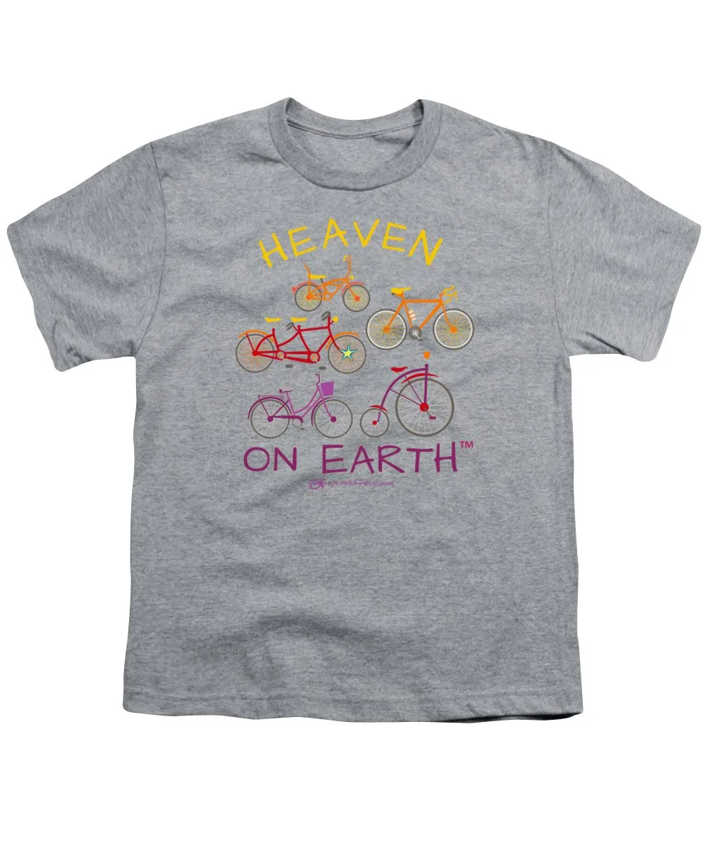 Bicycles Heaven On Earth - Youth T-Shirt