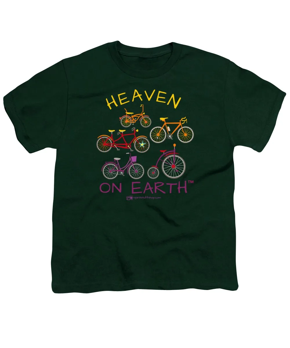 Bicycles Heaven On Earth - Youth T-Shirt