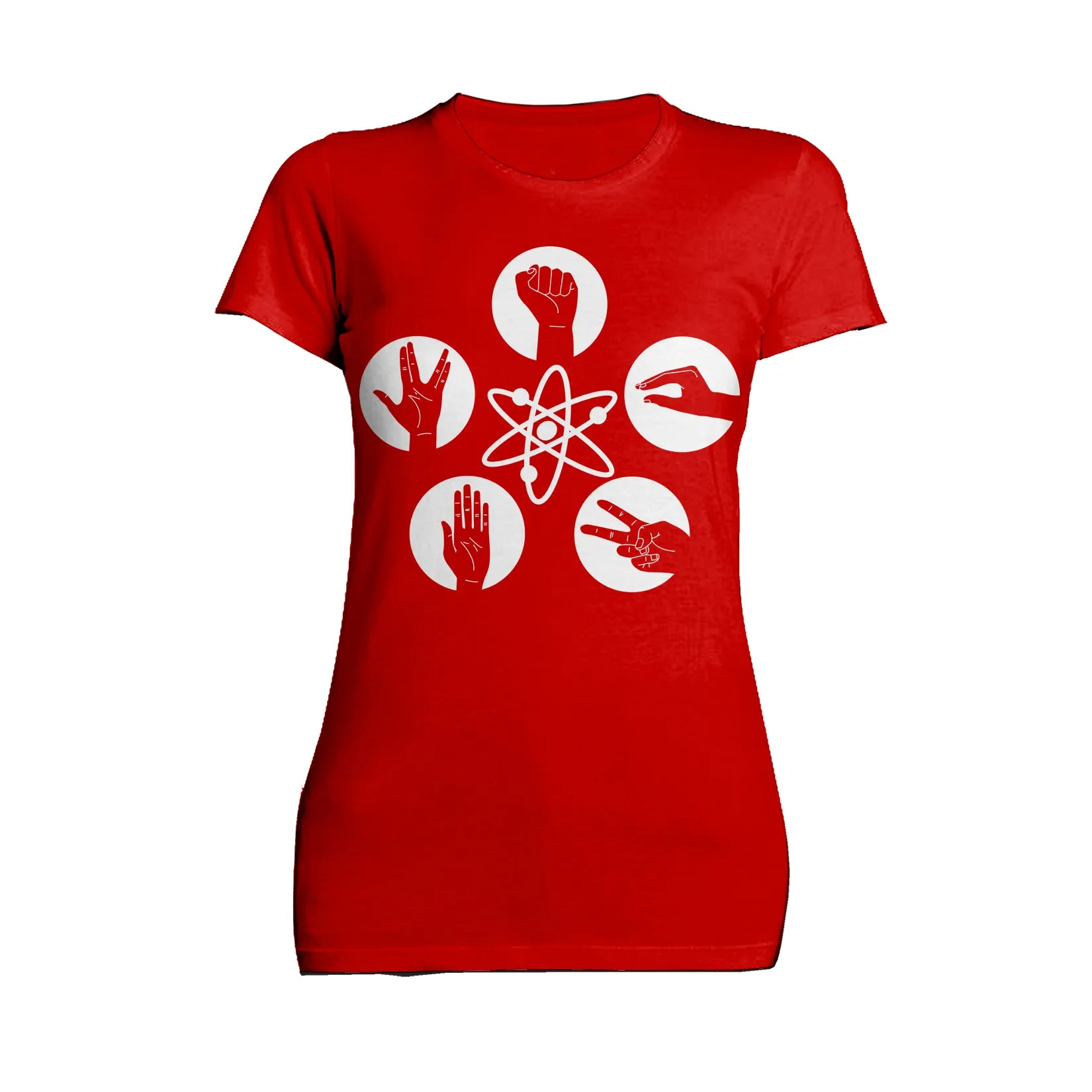 Big Bang Theory  Logo Rock Lizard Spock Official Women's T-shirt