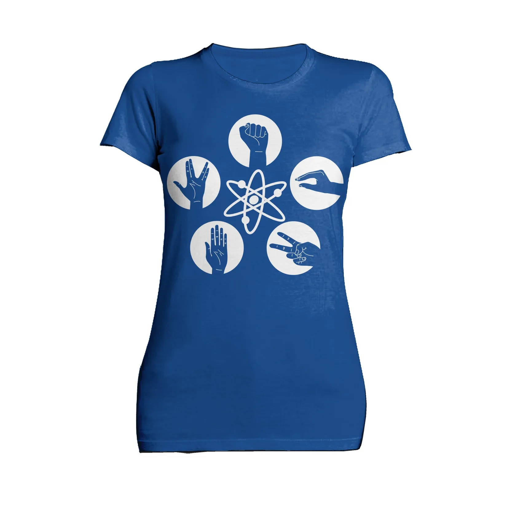 Big Bang Theory  Logo Rock Lizard Spock Official Women's T-shirt
