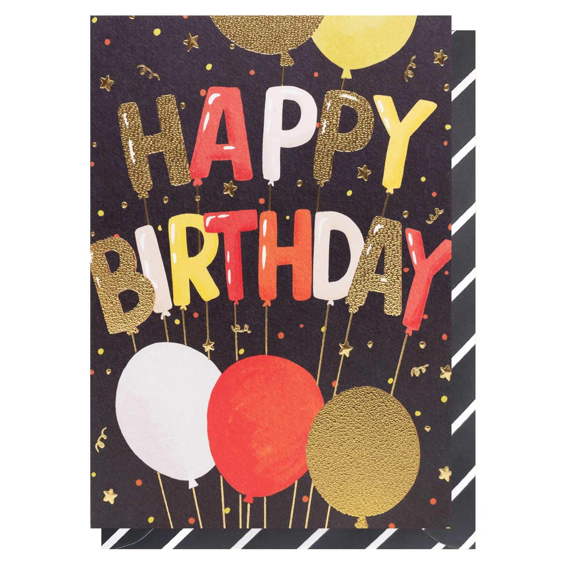 Birthday Balloons & Stars