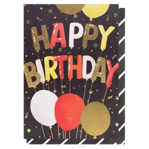 Birthday Balloons & Stars