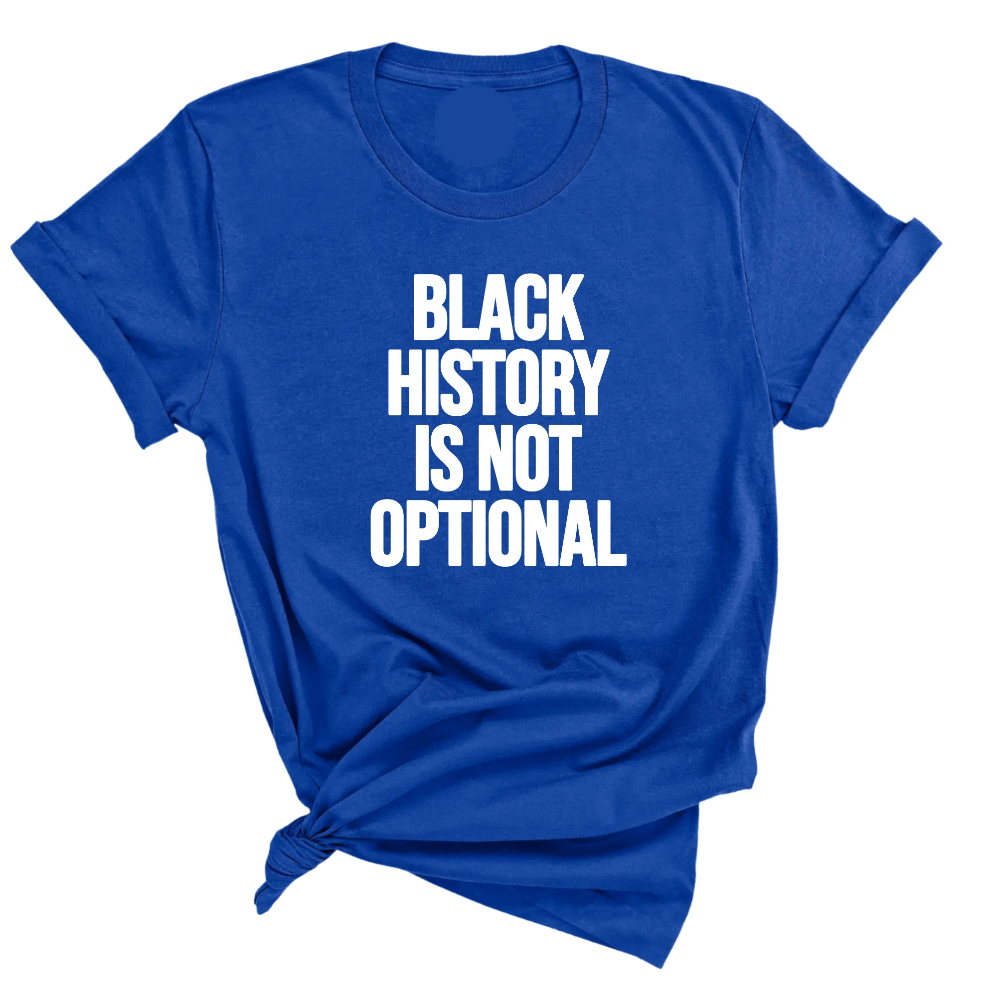 Black History is Not Optional Unisex Tee