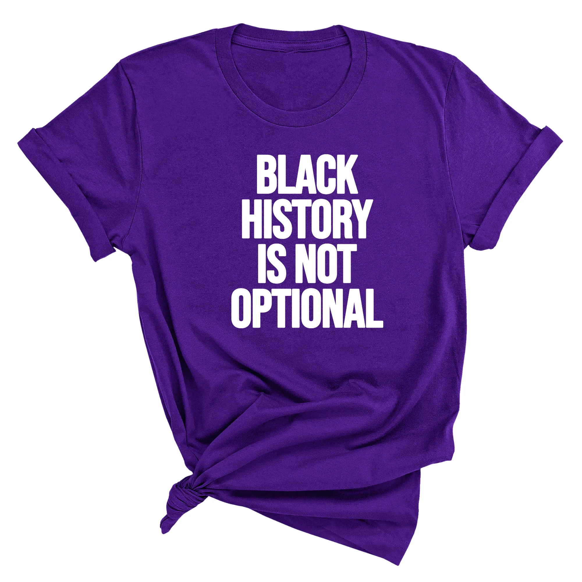 Black History is Not Optional Unisex Tee