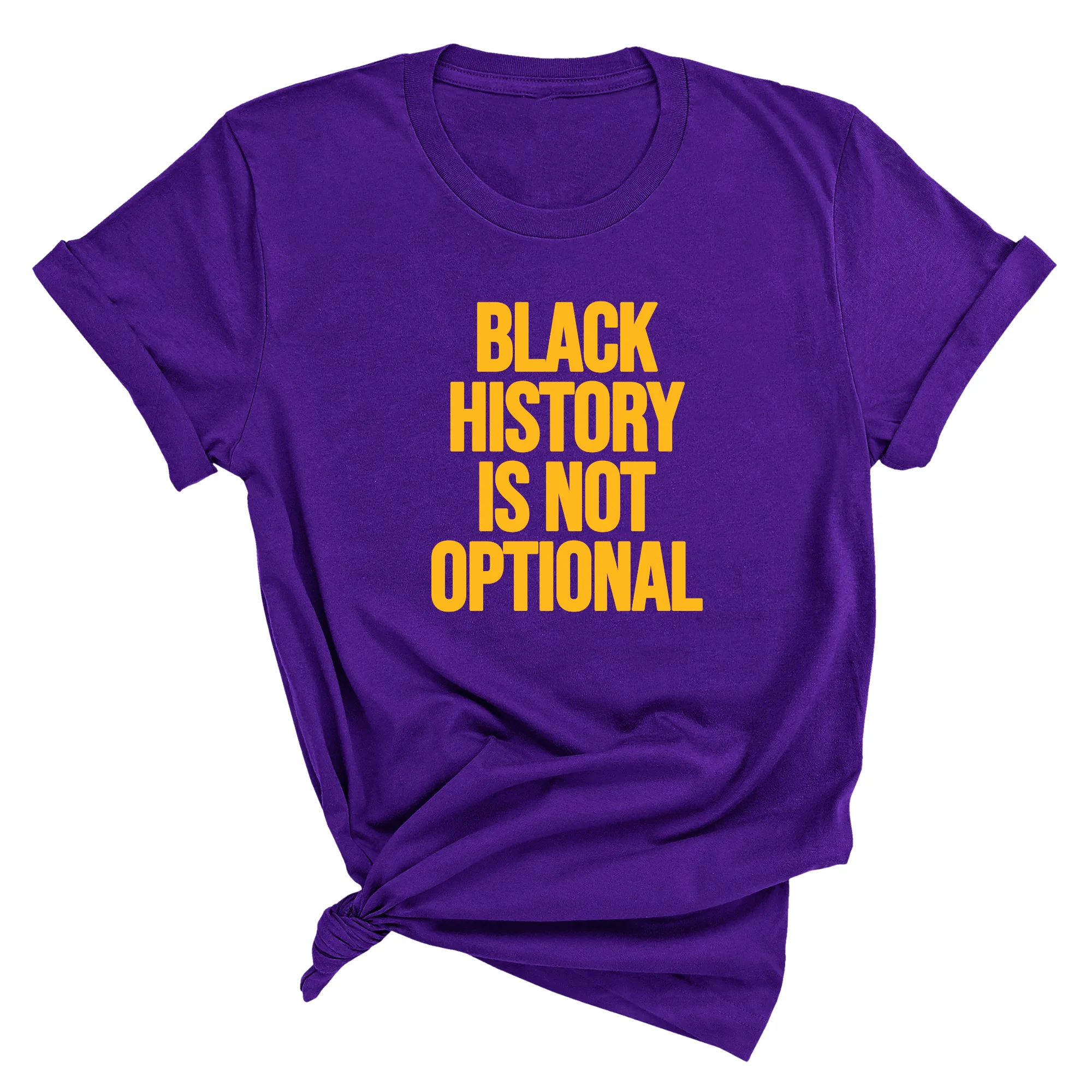Black History is Not Optional Unisex Tee