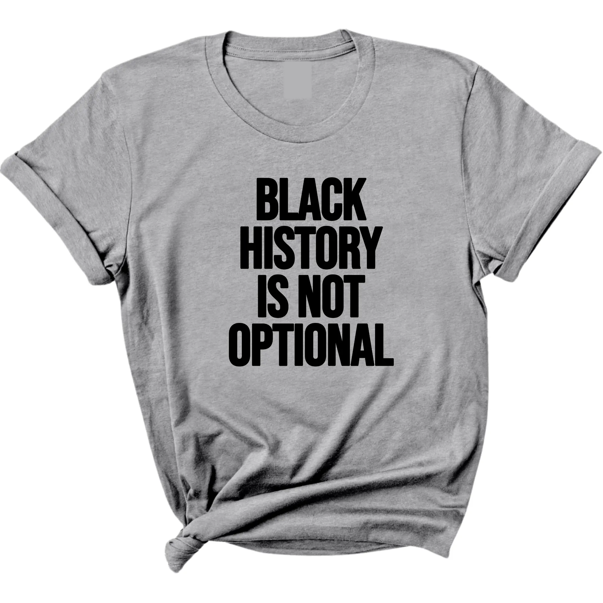 Black History is Not Optional Unisex Tee