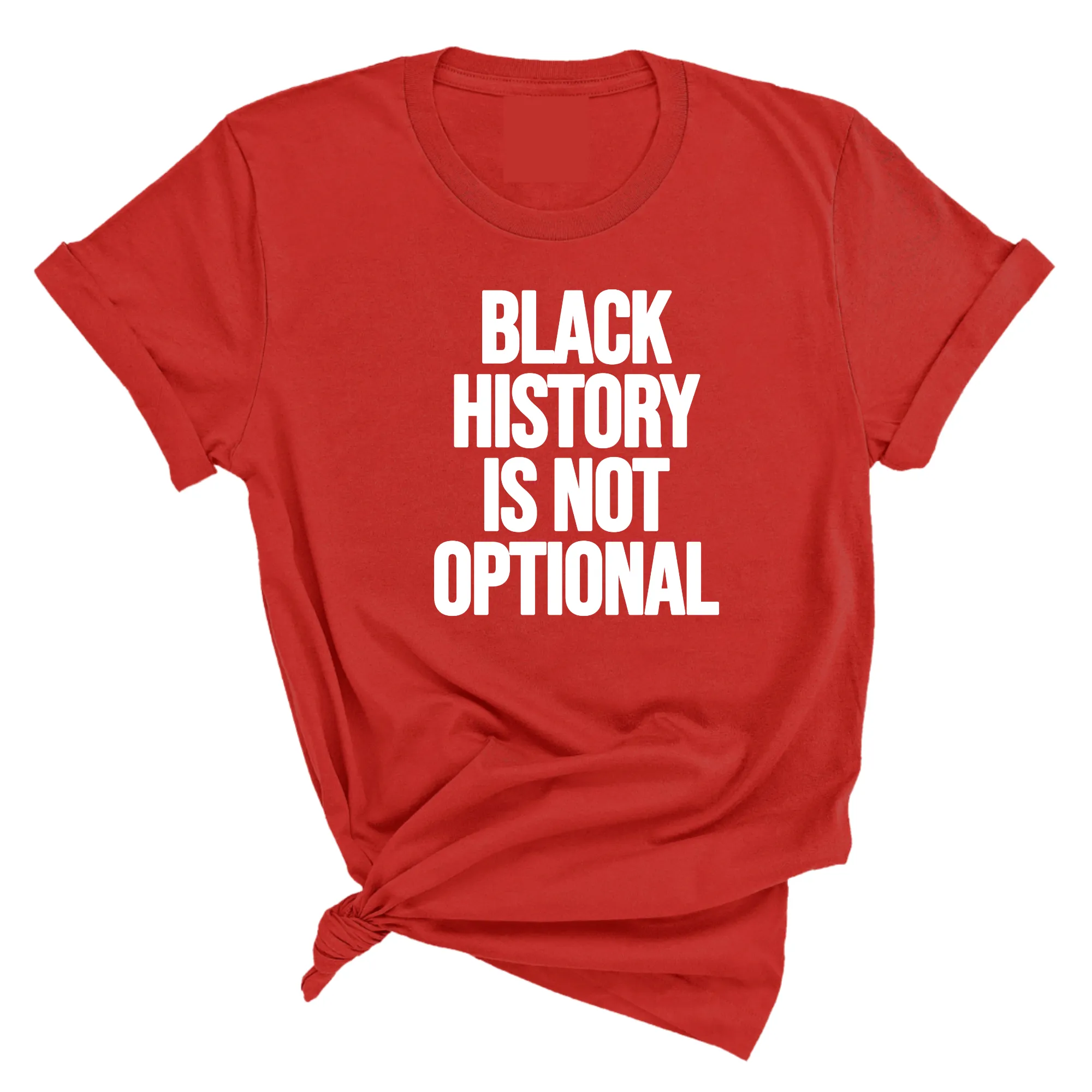 Black History is Not Optional Unisex Tee