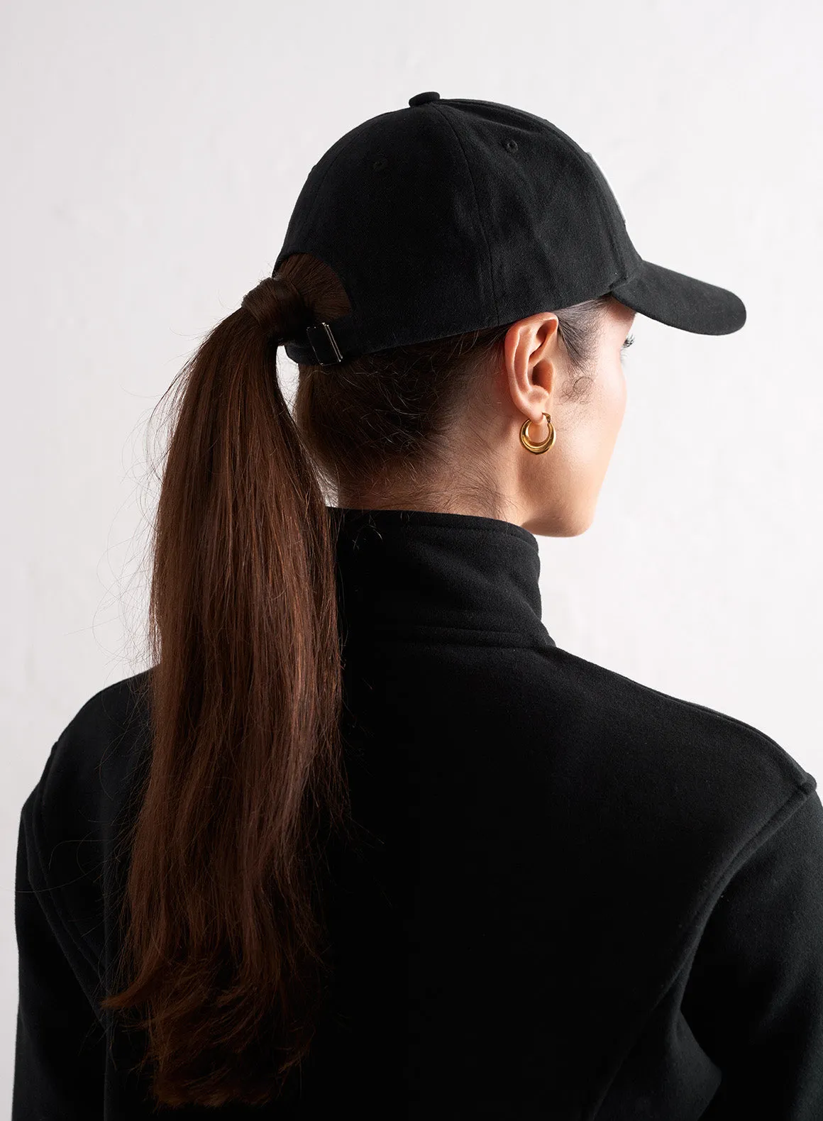 Black Outline College Cap