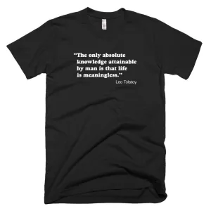 Bleak "Tolstoy" Quote Unisex Tee