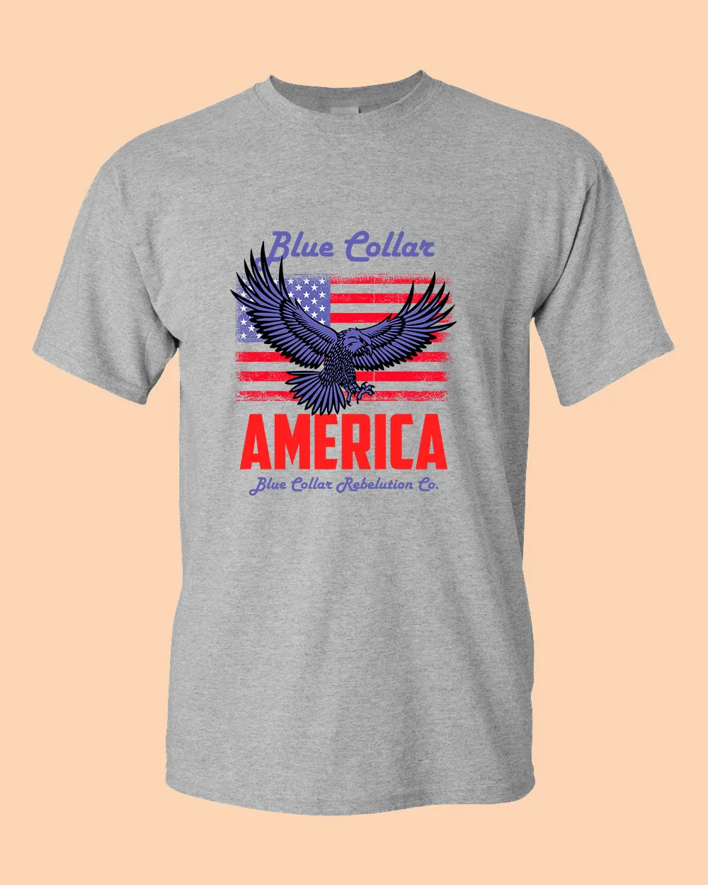 Blue Collar Rebelution T-shirt america T-shirt