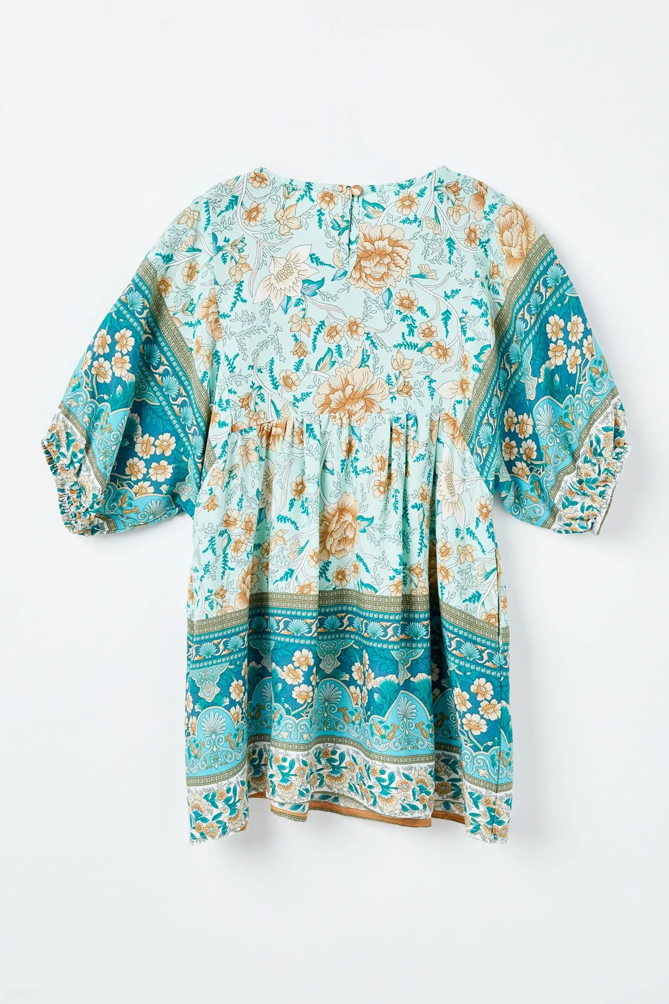 Border Print Tunic Top
