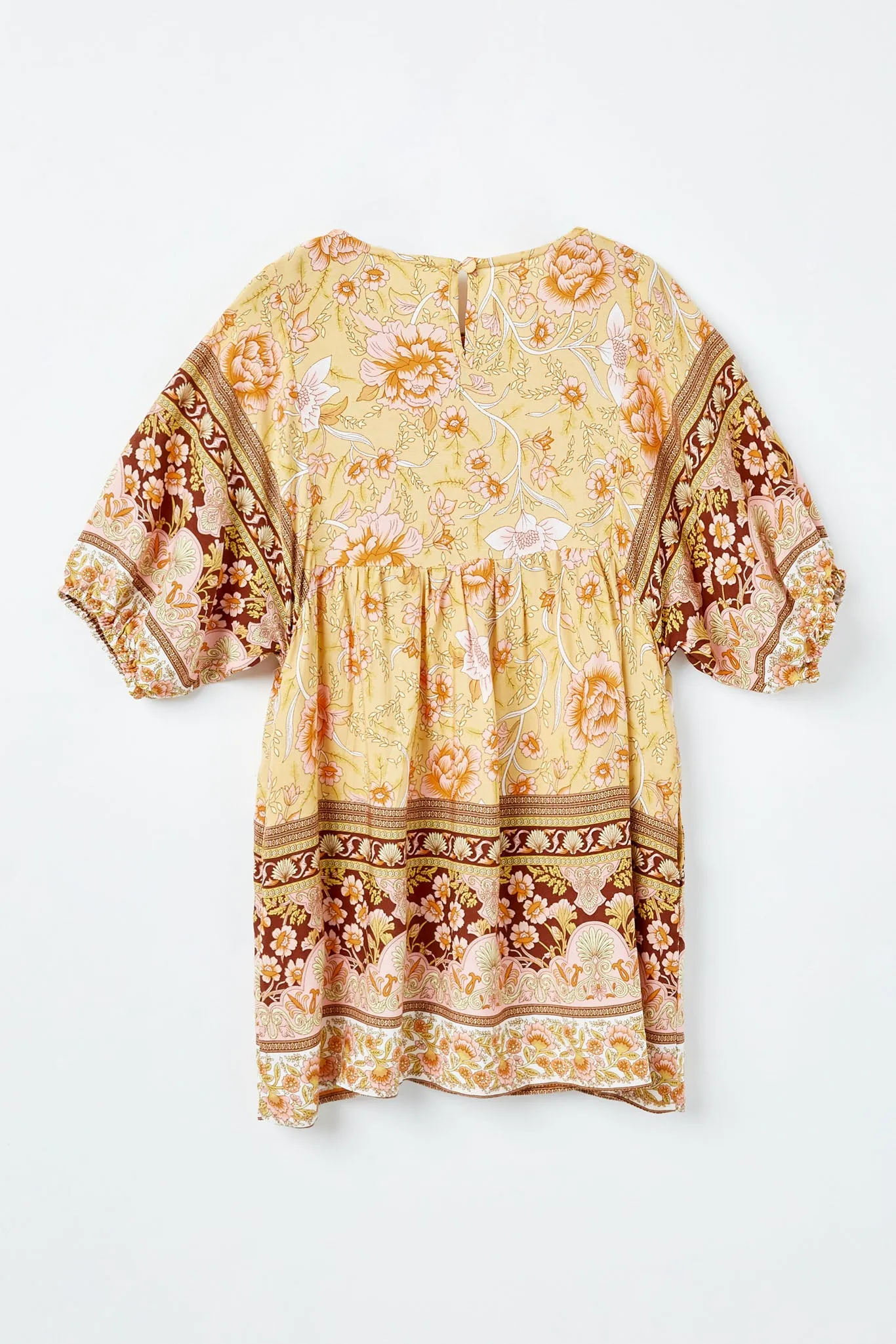 Border Print Tunic Top