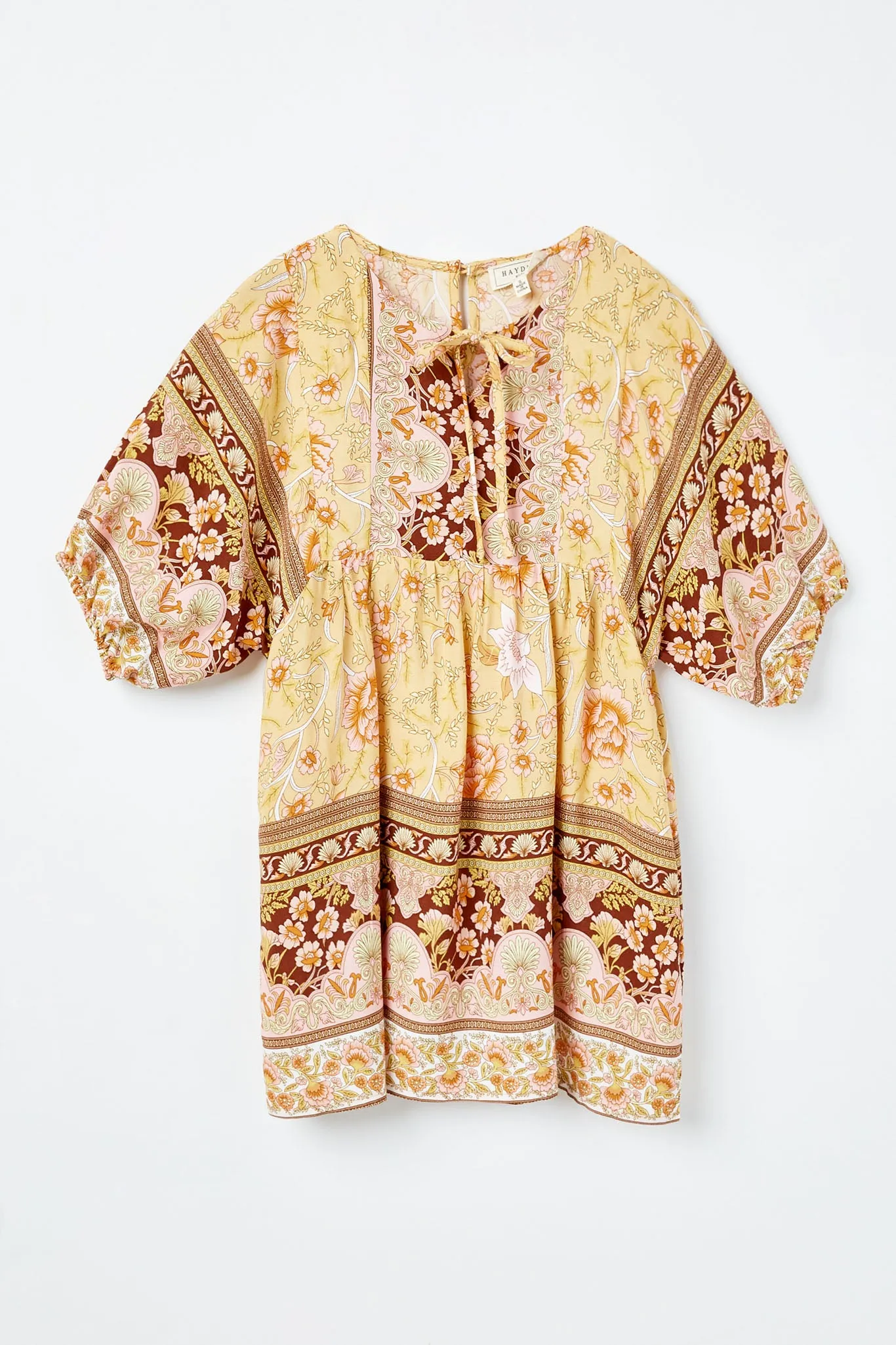 Border Print Tunic Top