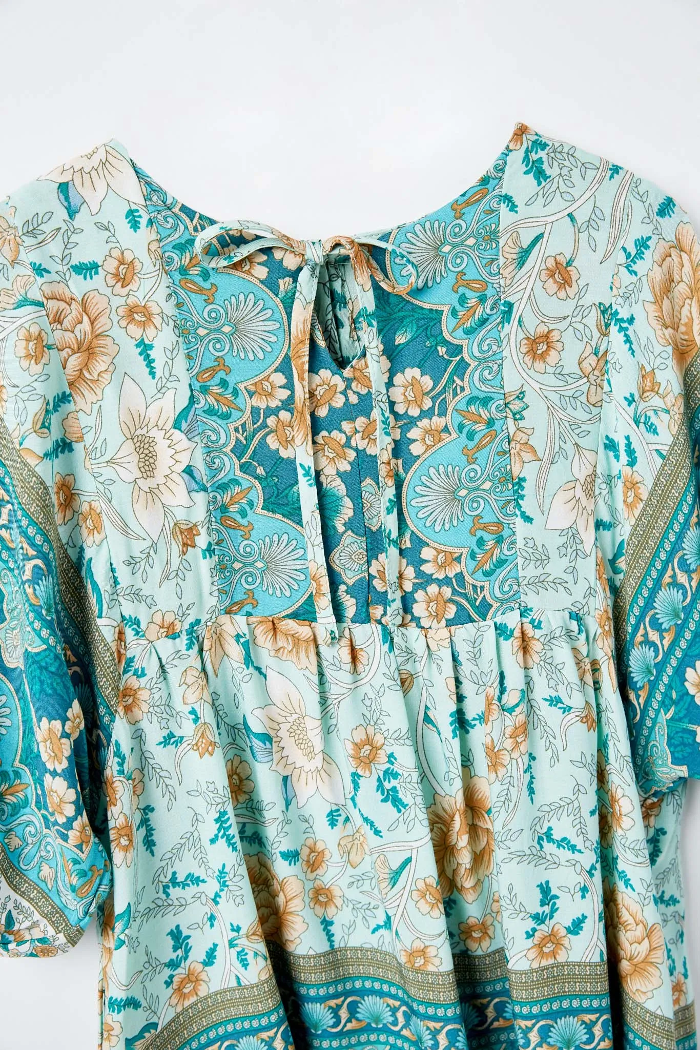 Border Print Tunic Top