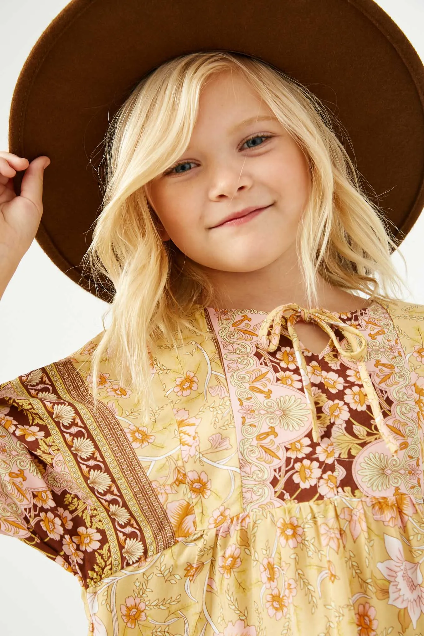 Border Print Tunic Top