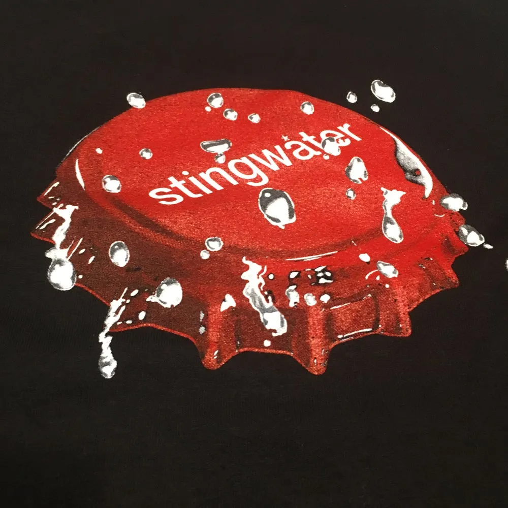 Bottle cap t shirt black