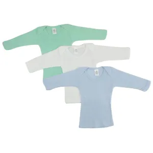 Boy's Rib Knit Long Sleeve T-Shirt 3-Pack (NB,S,M,L)