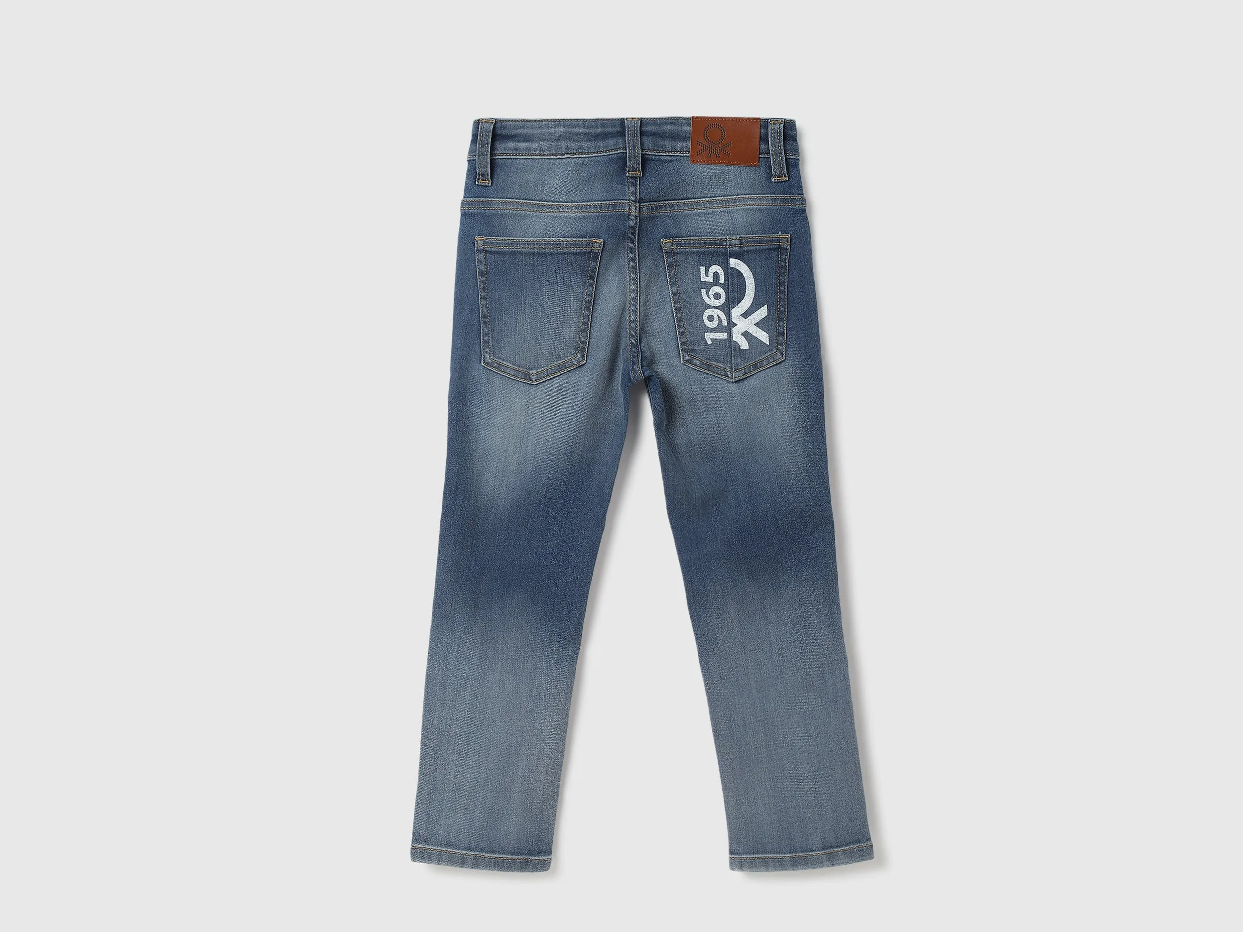 Boys Solid Straight Fit Jeans