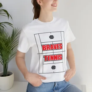 BRAVES Tennis Court Jersey Short Sleeve Tee