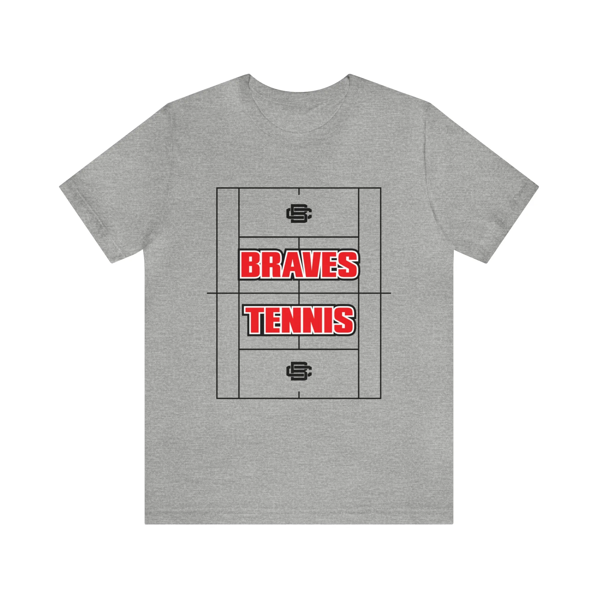 BRAVES Tennis Court Jersey Short Sleeve Tee