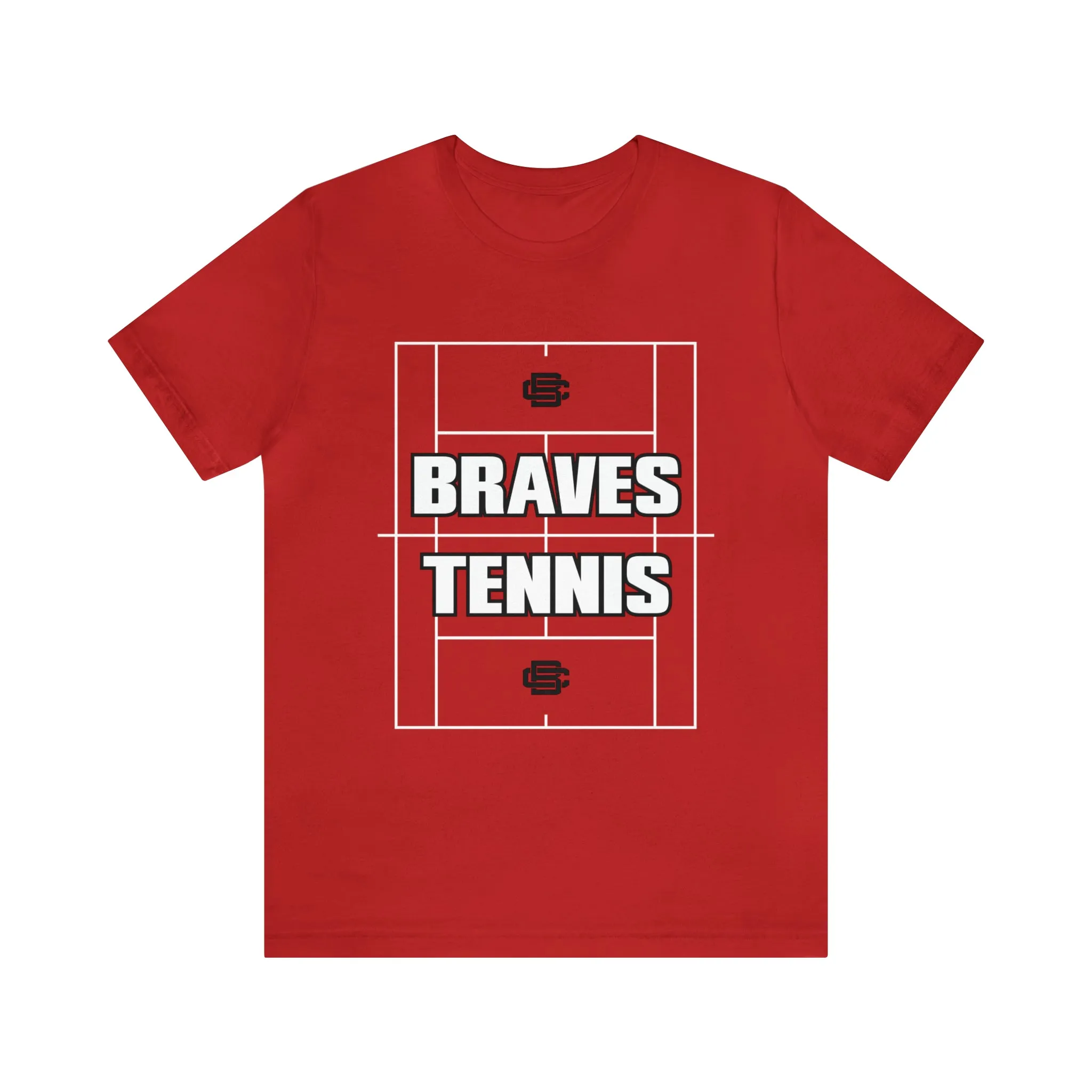 BRAVES Tennis Court Jersey Short Sleeve Tee