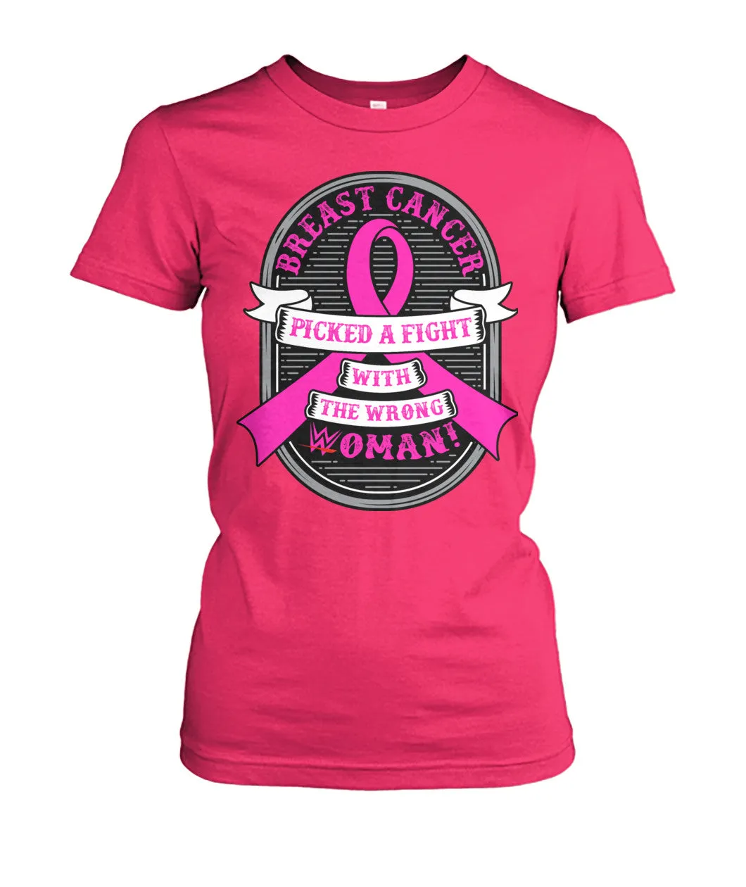 Breast Cancer Picked a Fight with the Wrong Woman Shirts and Long Sleeves