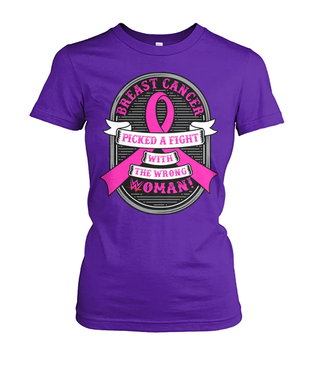 Breast Cancer Picked a Fight with the Wrong Woman Shirts and Long Sleeves