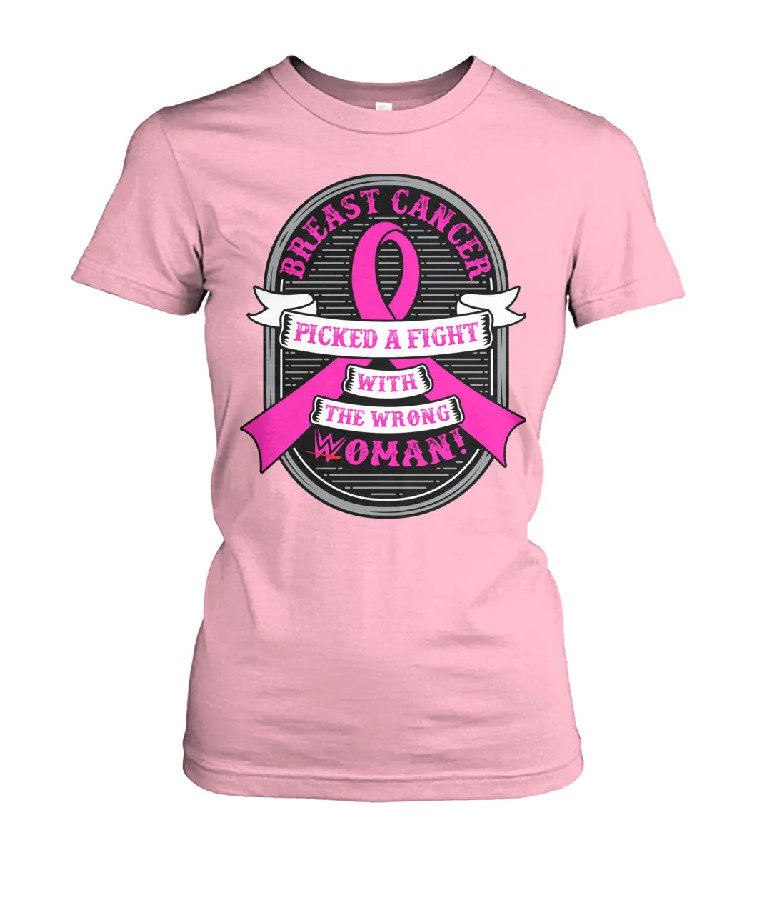 Breast Cancer Picked a Fight with the Wrong Woman Shirts and Long Sleeves